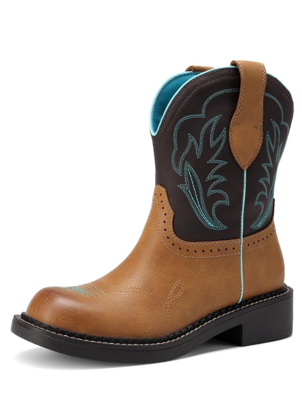 Cowboy Cowgirl Mid Calf Boots for Women